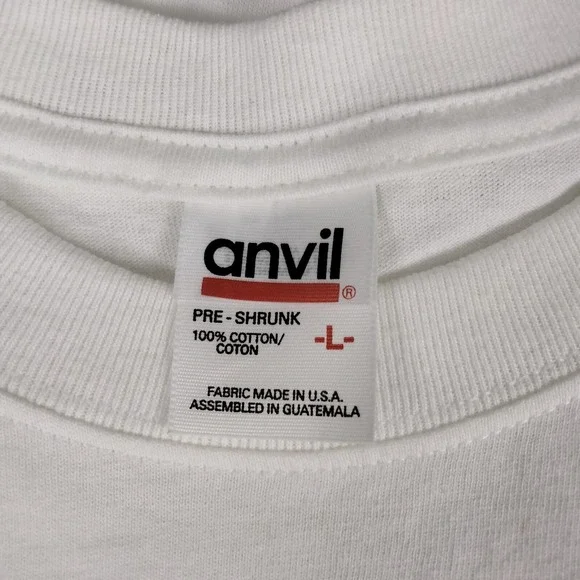 Vintage 90s Rainbow Stripe Zebra Shirt L Novelty Be Original Graphic Print Pride - Picture 3 of 9